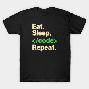 Eat. Sleep. Code. Repeat. T-Shirt